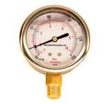 Load image into Gallery viewer, Dual Scale Vacuum Pressure Gauge, 2.5&quot;, -30 HG-150 PSI
