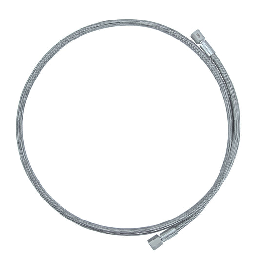 1/2'' Female JIC Stainless Braided Hoses, w/ PTFE Liner, - 1500PSI