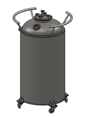 Load image into Gallery viewer, SS 304 Jacketed Vertical Storage Tank With Condenser
