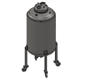 Hardware Factory Store Inc - HFS (R) 24x40 Bottom Spout Base with Spherical Lid and Jacketed - [variant_title]